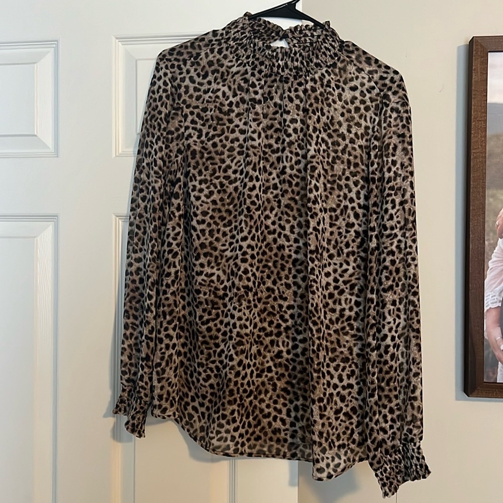 Torrid Leopard Blouse